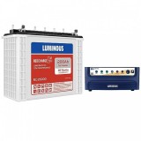 Luminous combo (PowerSine 1100 Pure sine wave Inverter + RC25000 - 200AH)	
